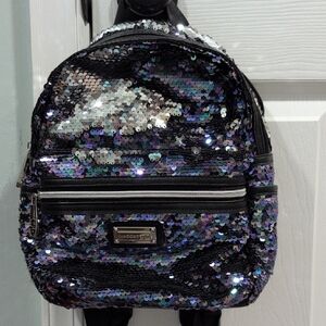 Madden Girl Iridescent Sequin Backpack